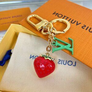 Louis Vuitton Cherry Keychain Perfect Handbag Charm